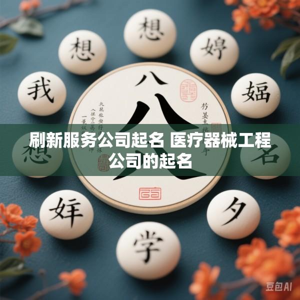 刷新服务公司起名 医疗器械工程公司的起名